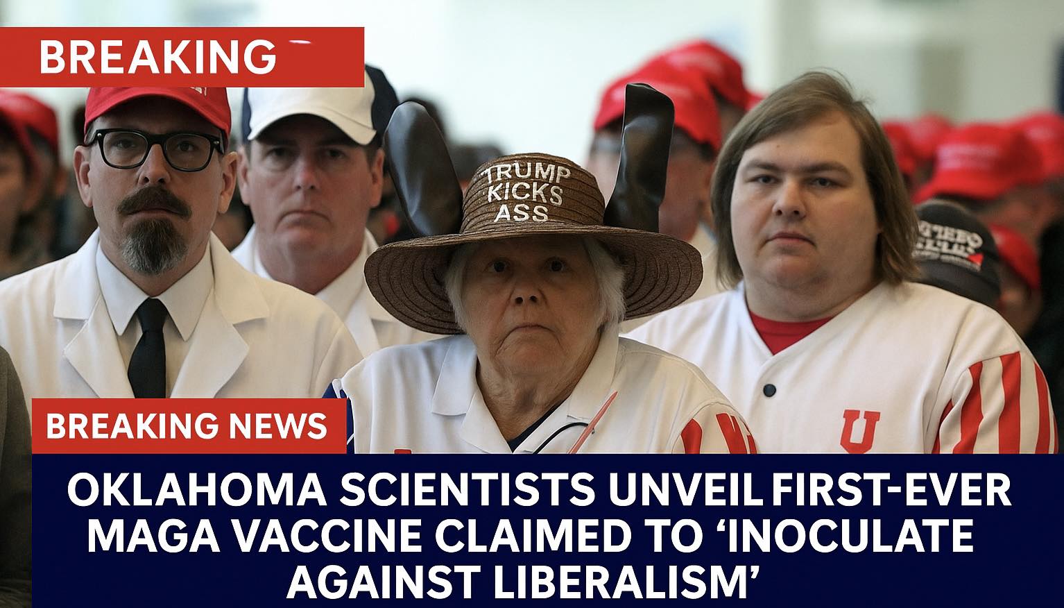BREAKING: Oklahoma Scientists Unveil First-Ever MAGA Vaccine — Claims to “Inoculate Against Liberalism”