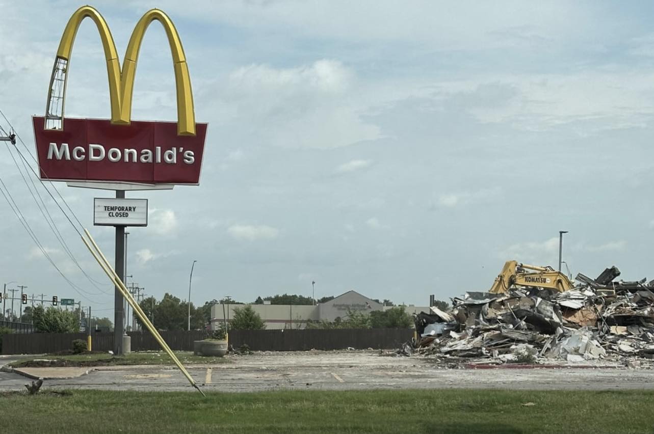 McDonald’s at Admiral and Memorial Demolished — “We Give Up on North Tulsa”