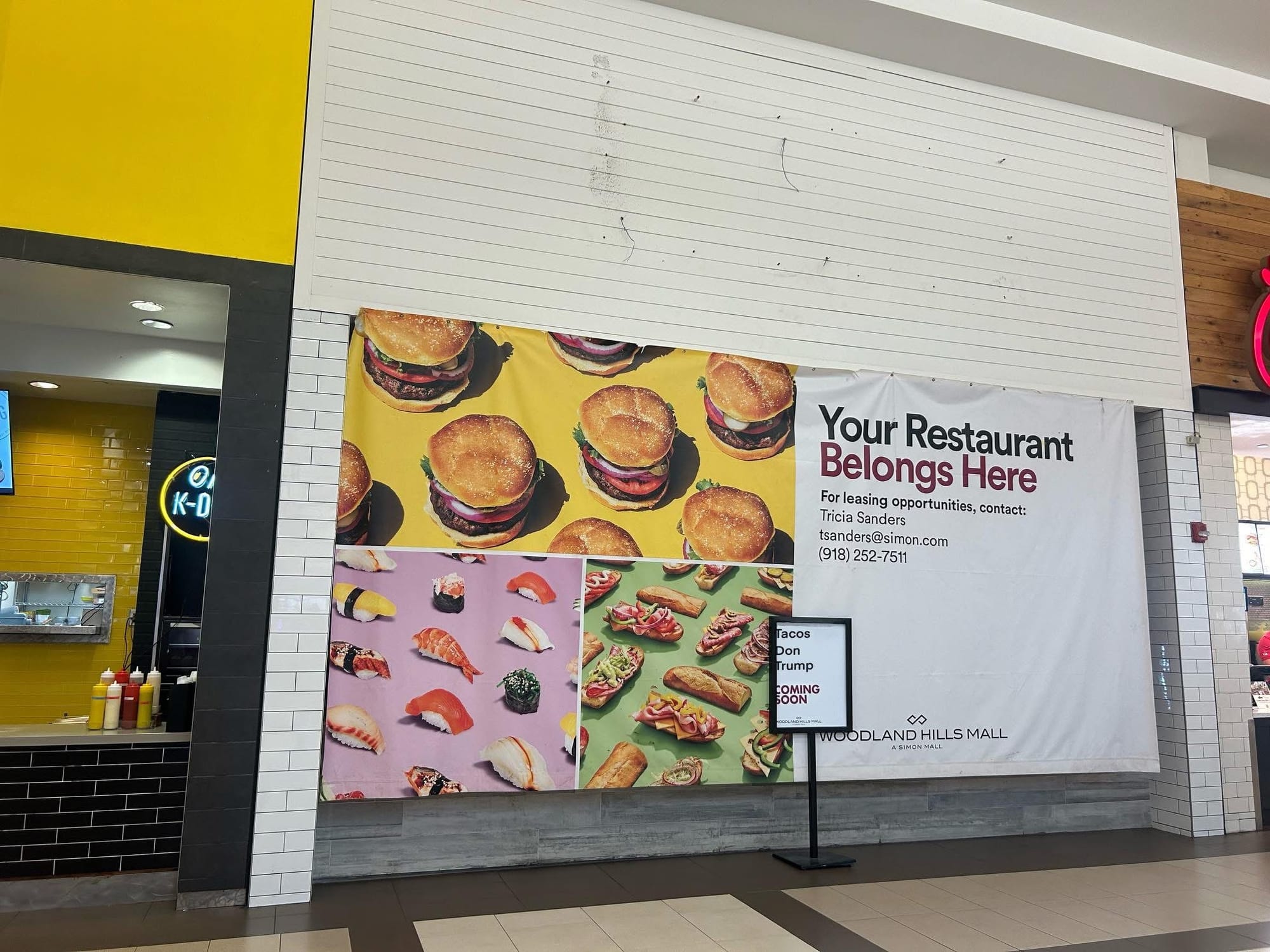 Trump-Themed Taco Shop to Open in Woodland Hills Mall 🌮